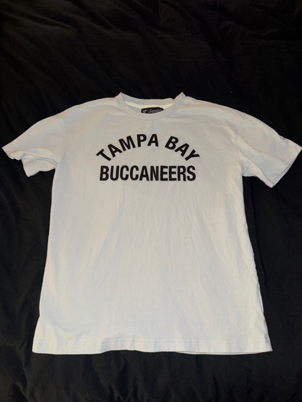 Fanatics Signature Tampa Bay Buccaneers Gray Stitched Graphic Tee - Medium